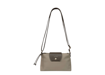 David Jones Small Tab Over Shoulder - Warm Mink