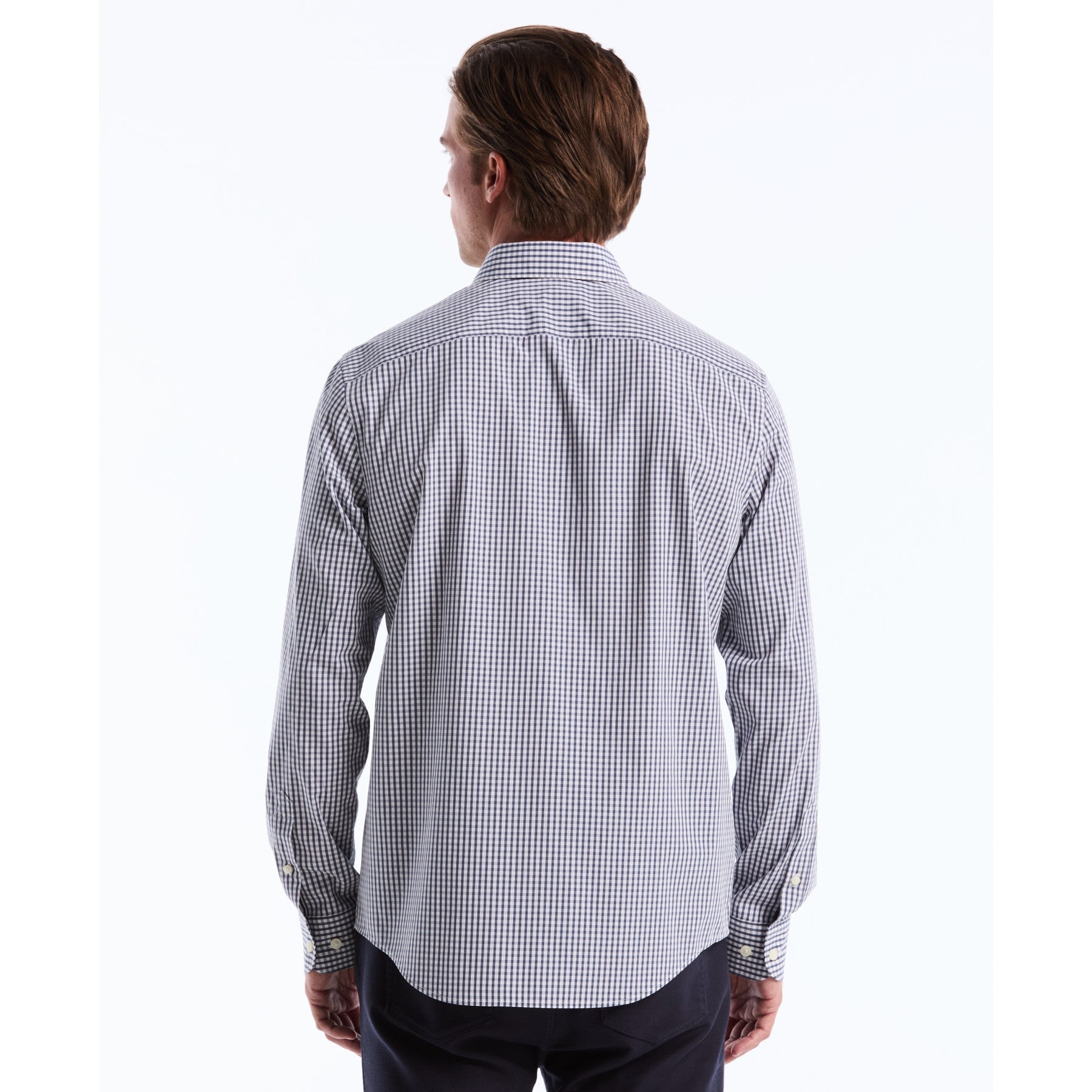 Gingham Shirt In Sargasso Sea