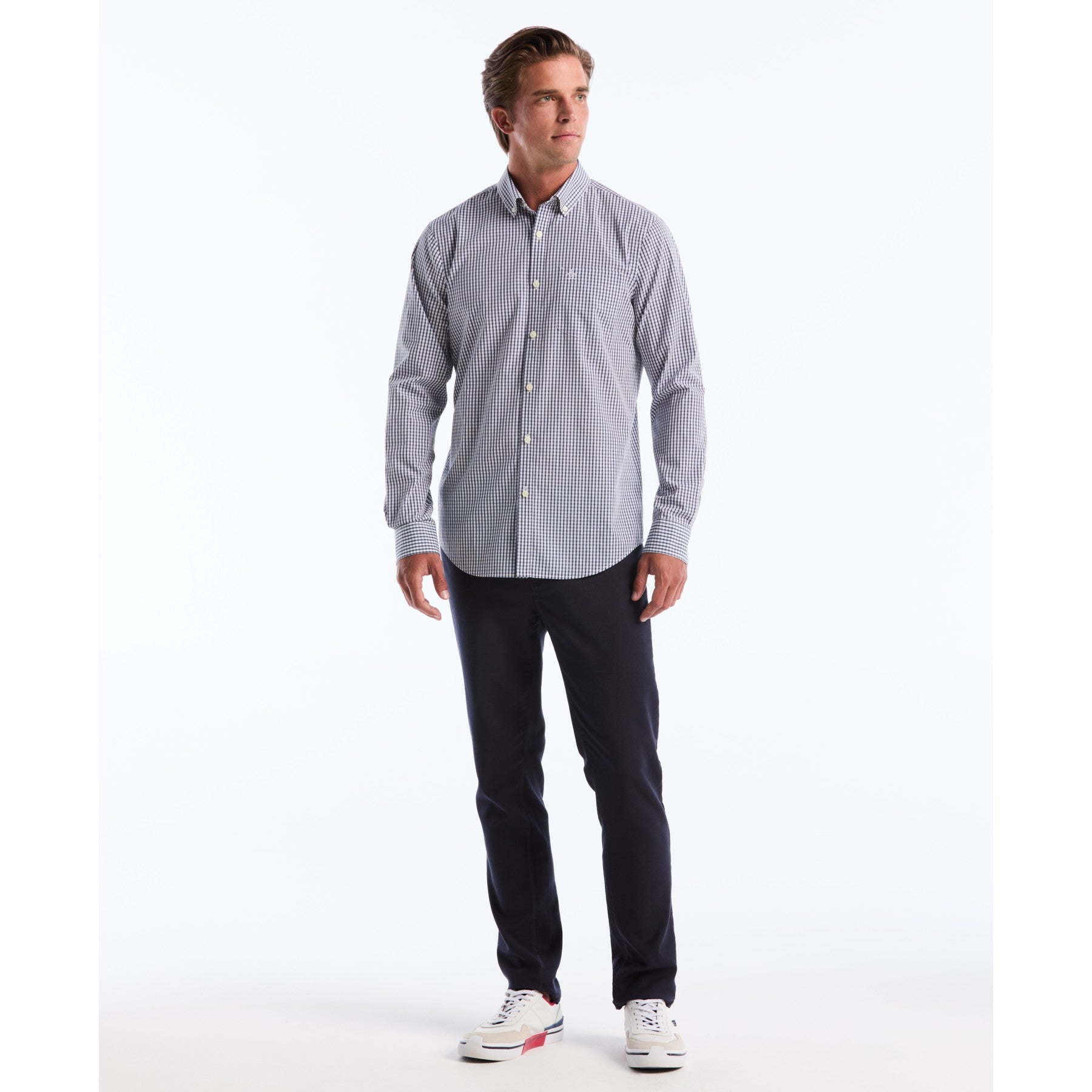 Gingham Shirt In Sargasso Sea