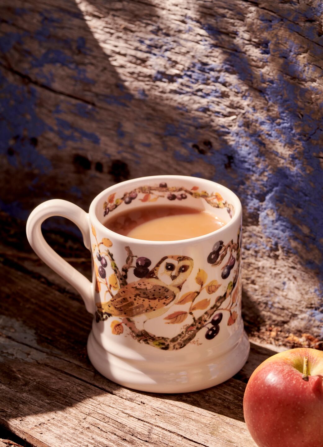 Owl In Sloe Berries 1/2 Pint Mug