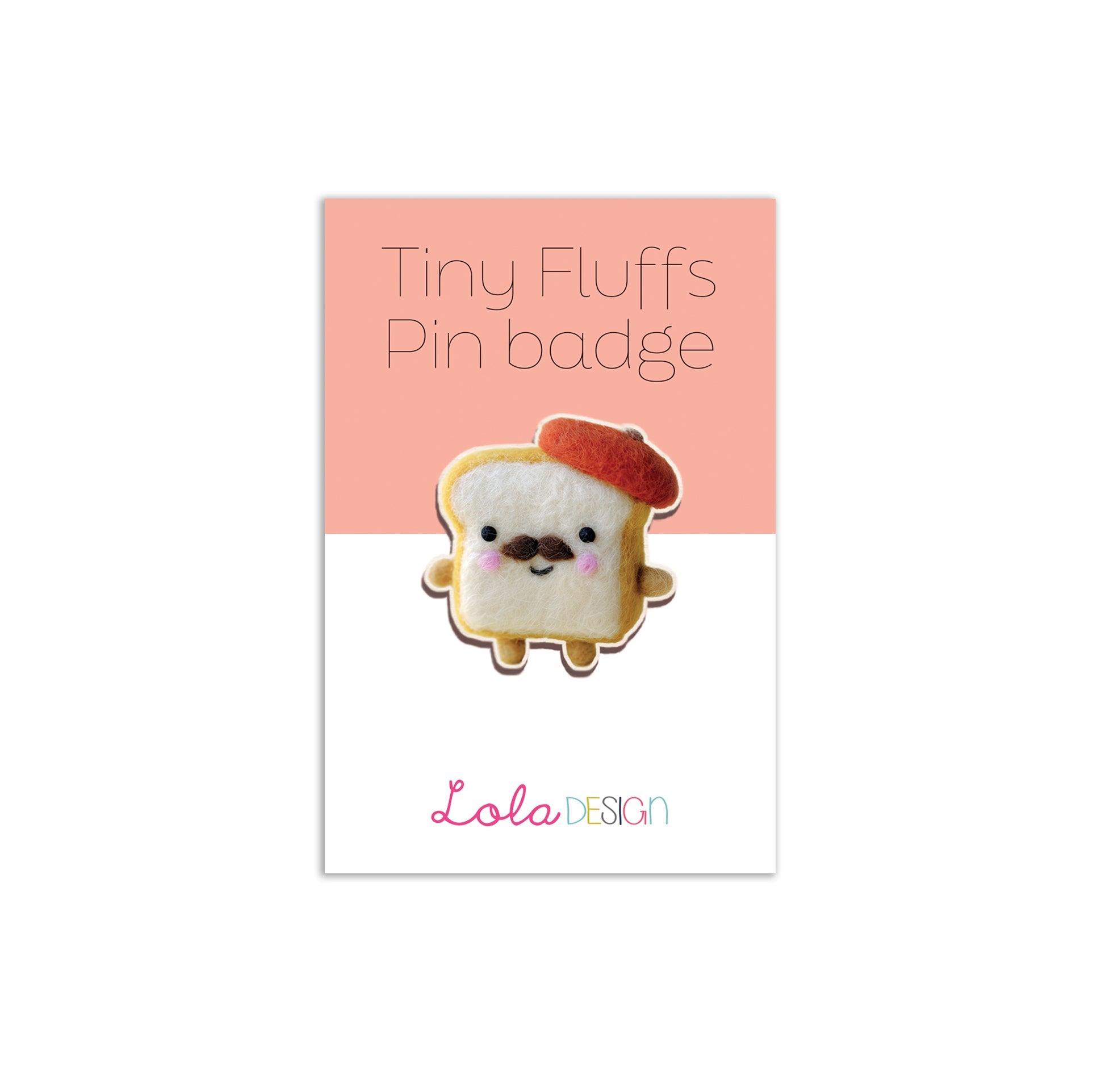 French Toast Pin Badge by Lola Design Ltd