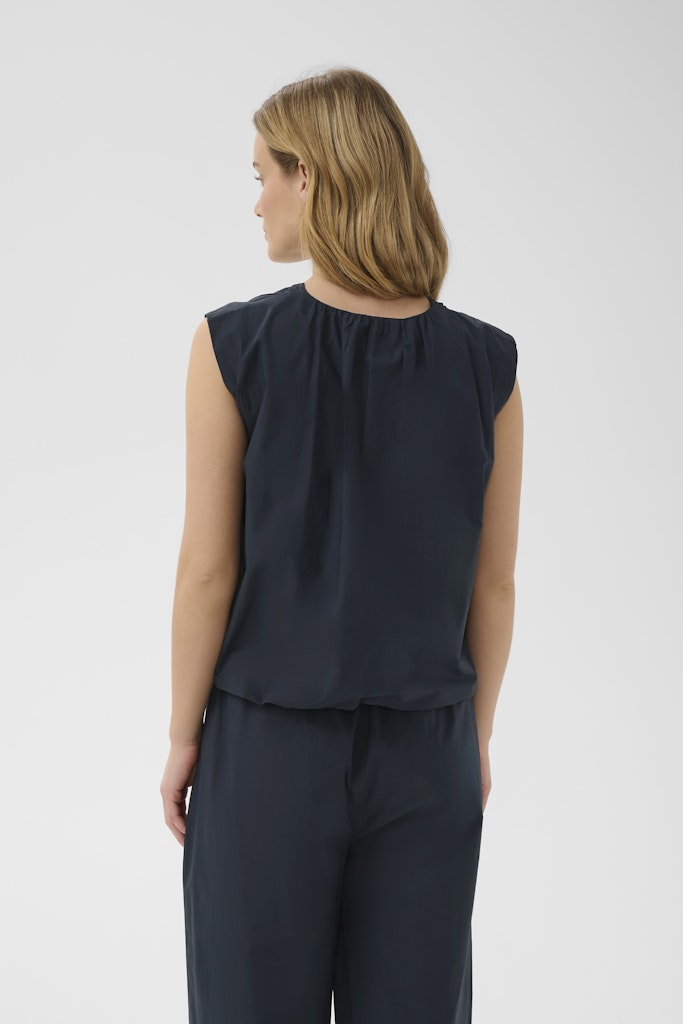 Part Two Didi Top - Dark Navy