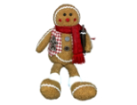 Gingerbread Man Shelf Sitter Plush Ornament (55cm)