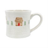 Gingerbread House Stoneware Mini Mug (7cm)