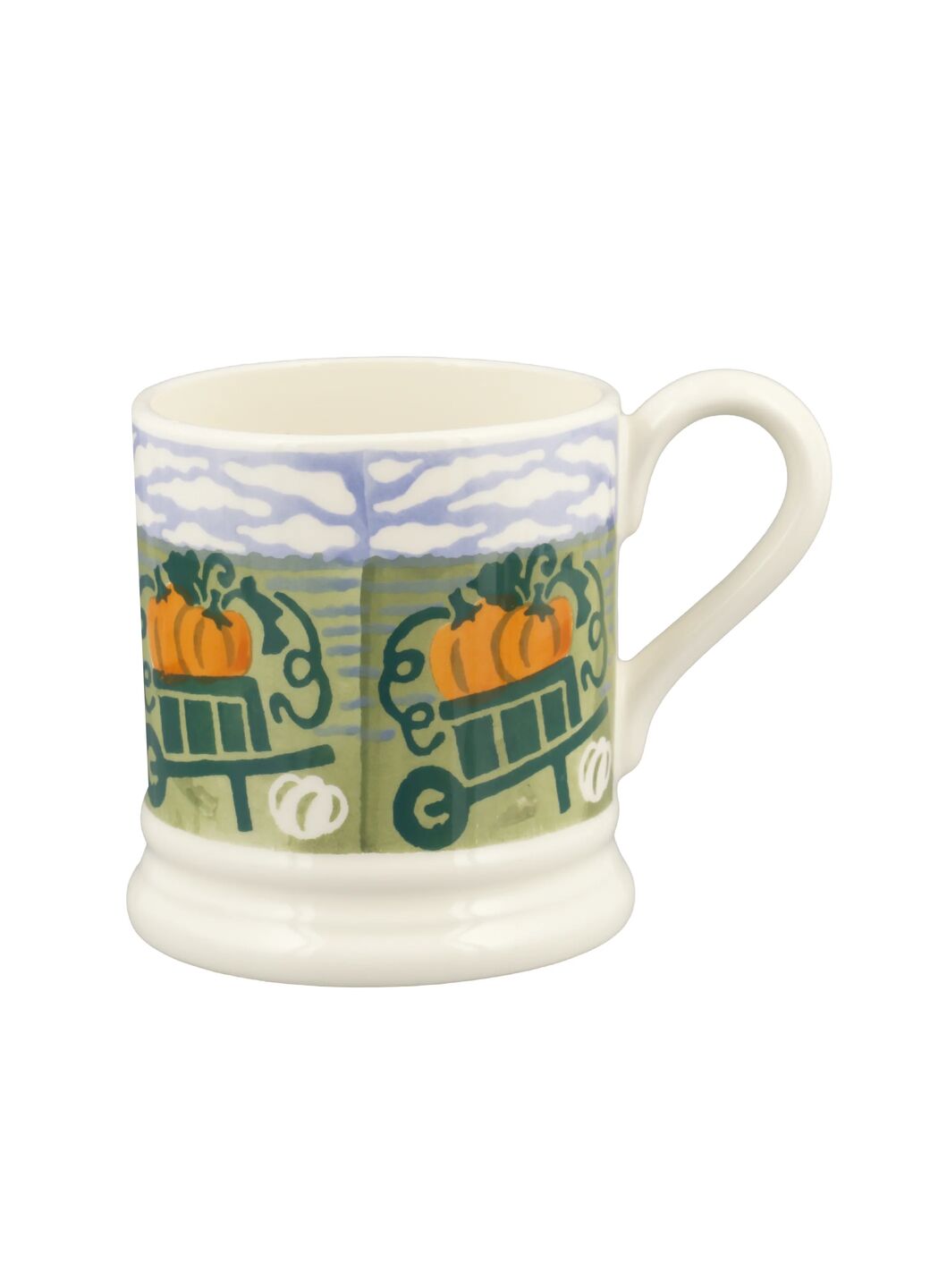 Country Icons Pumpkin Picking 1/2 Pint Mug