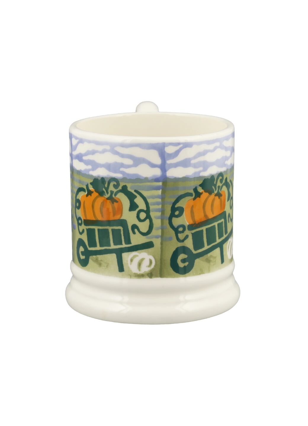 Country Icons Pumpkin Picking 1/2 Pint Mug