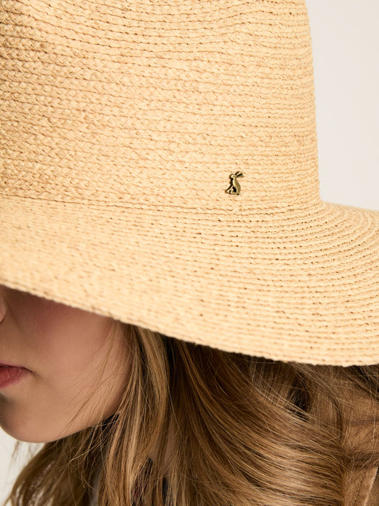 Seville Natural Straw Fedora Hat