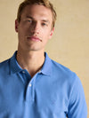 Woody Light Blue Cotton Pique Polo Shirt