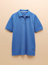 Woody Light Blue Cotton Pique Polo Shirt