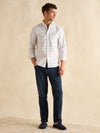 Oxford Cream Check Long Sleeve Classic Fit Shirt