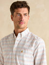 Oxford Cream Check Long Sleeve Classic Fit Shirt