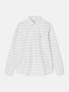 Oxford Cream Check Long Sleeve Classic Fit Shirt