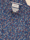 Floral Navy Short Sleeve Classic Fit Shirt