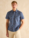 Floral Navy Short Sleeve Classic Fit Shirt