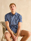 Floral Navy Short Sleeve Classic Fit Shirt