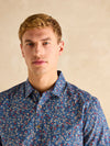 Floral Navy Short Sleeve Classic Fit Shirt