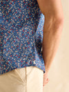 Floral Navy Short Sleeve Classic Fit Shirt