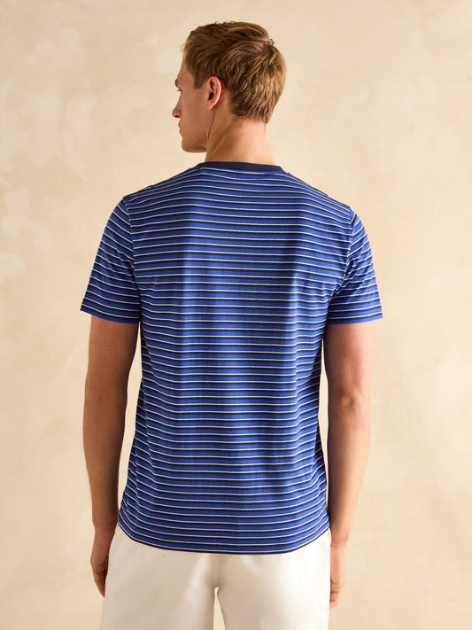 Everyday Blue Stripe Crew Neck T-Shirt