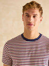 Everyday Red Stripe Crew Neck T-Shirt