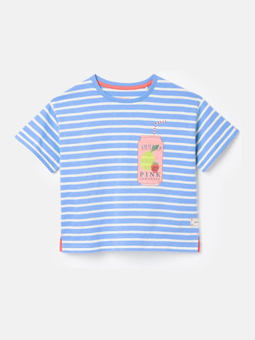 Fun Days Blue Short Sleeve Graphic T-shirt