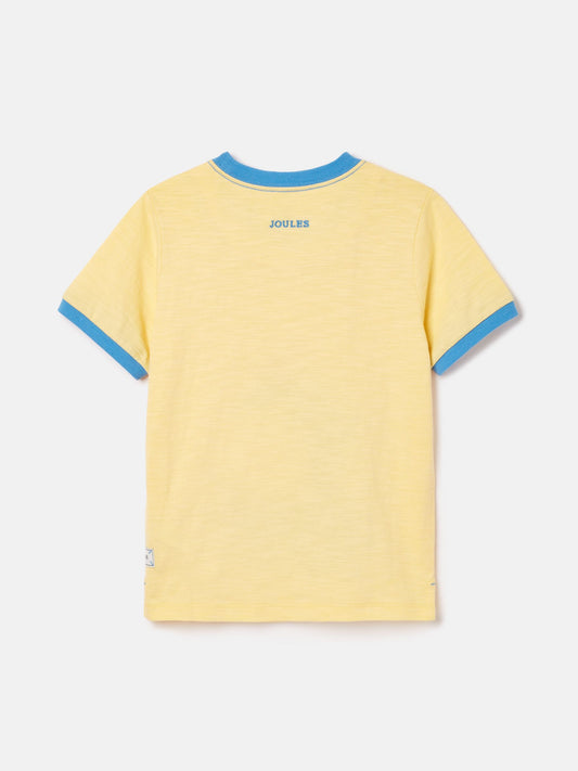 Archie Yellow Crocodile Artwork T-Shirt