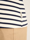 Harbour Cream & Navy Striped Jersey Vest