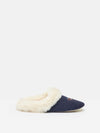 Slippet Luxe Navy Embroided Slippers