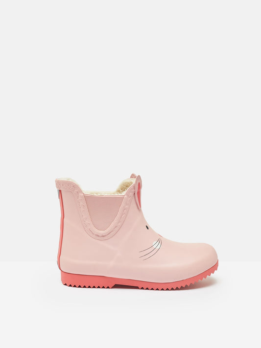 Raindance Pink Kids' Character Ankle Wellies