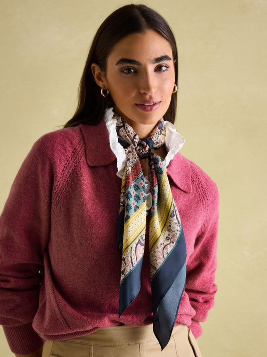 Bloomfield Multi Square Silk Scarf