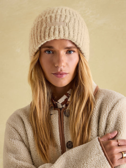 Caversham Oatmeal Beanie Hat