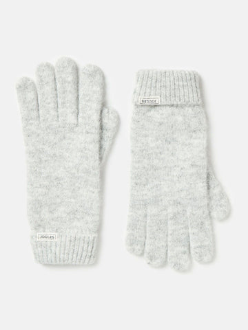 Caversham Grey Knitted Gloves