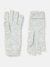 Caversham Grey Knitted Gloves