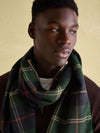 Langtree Green & Navy Scarf