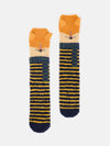 Men's Fluffy Navy Fox Socks