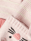 Carey Pink Bunny Character Gloves