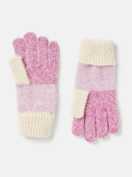 Wanderer Pink Knitted Gloves