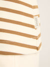 Harbour Cream & Tan Striped Jersey Vest