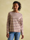 New Harbour Oat multi Boat Neck Breton Top