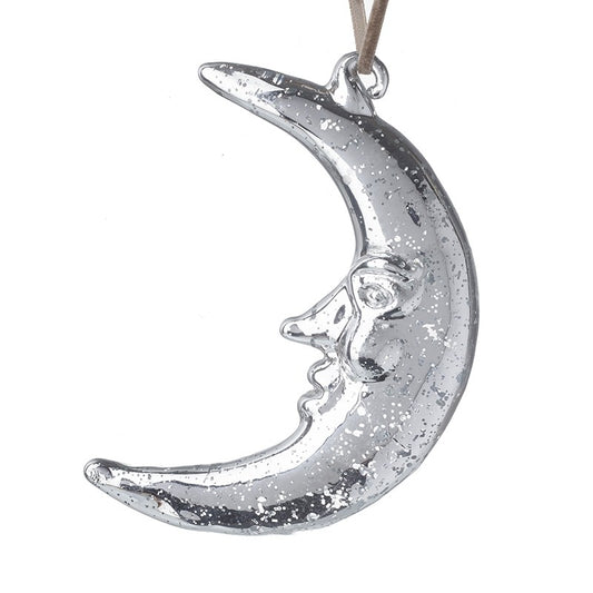 GLASS CRESCENT MOON MAN