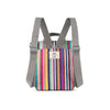 BANTRY B MULTI STRIPE RECYCLED CANVAS - SMALL