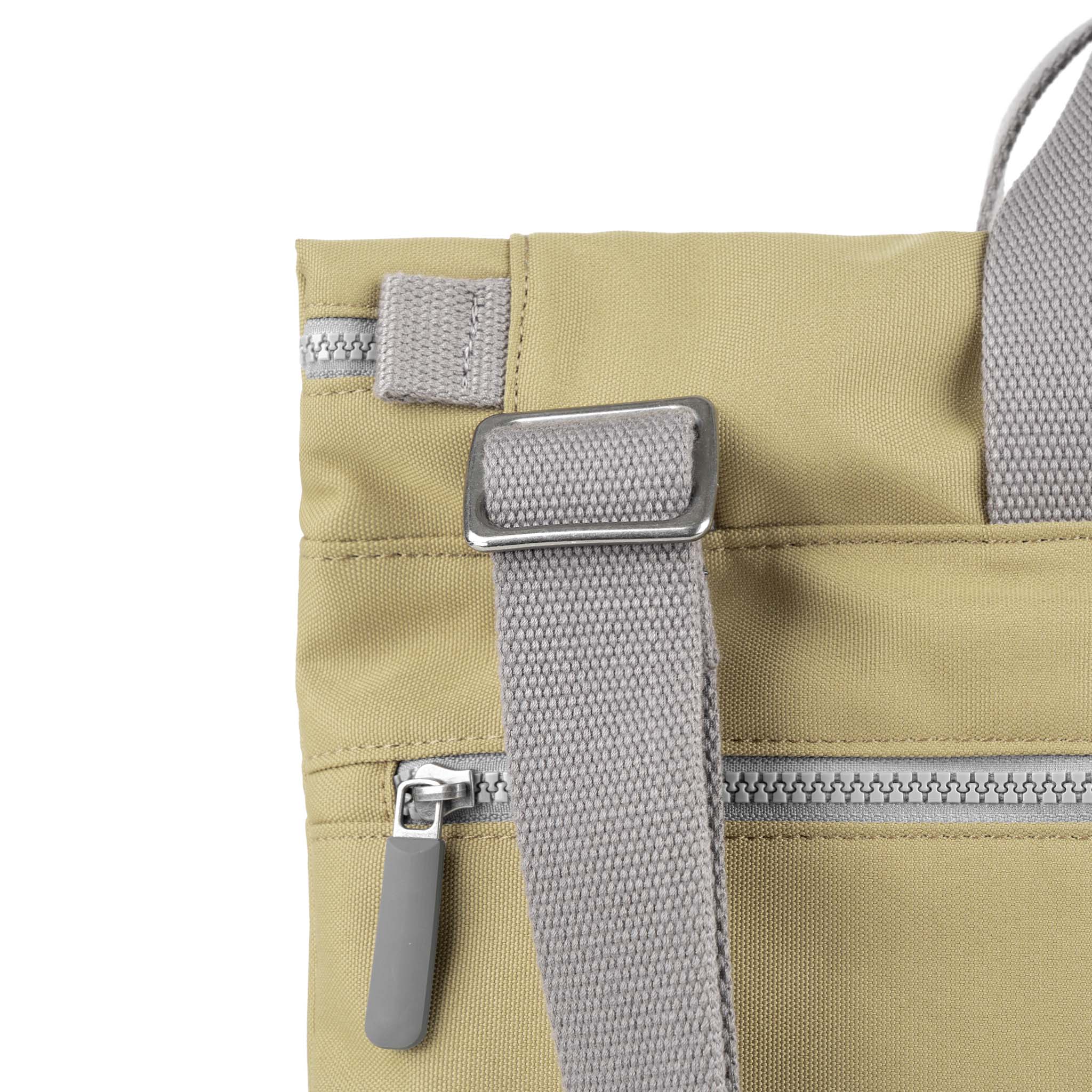 Blackfriars Messenger Bag Large Recycled Canvas - Khaki
