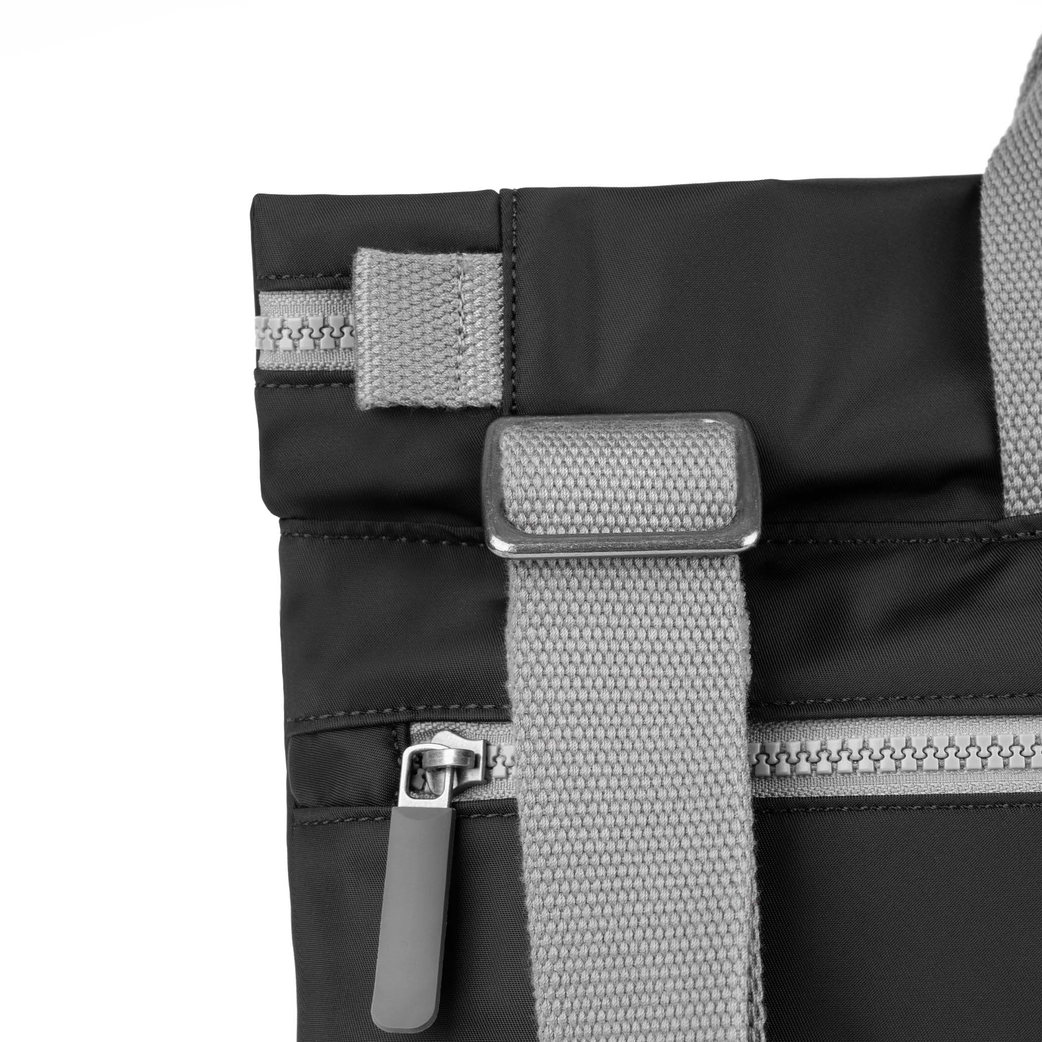 Blackfriars Messenger Bag Large Recycled Nylon - Black