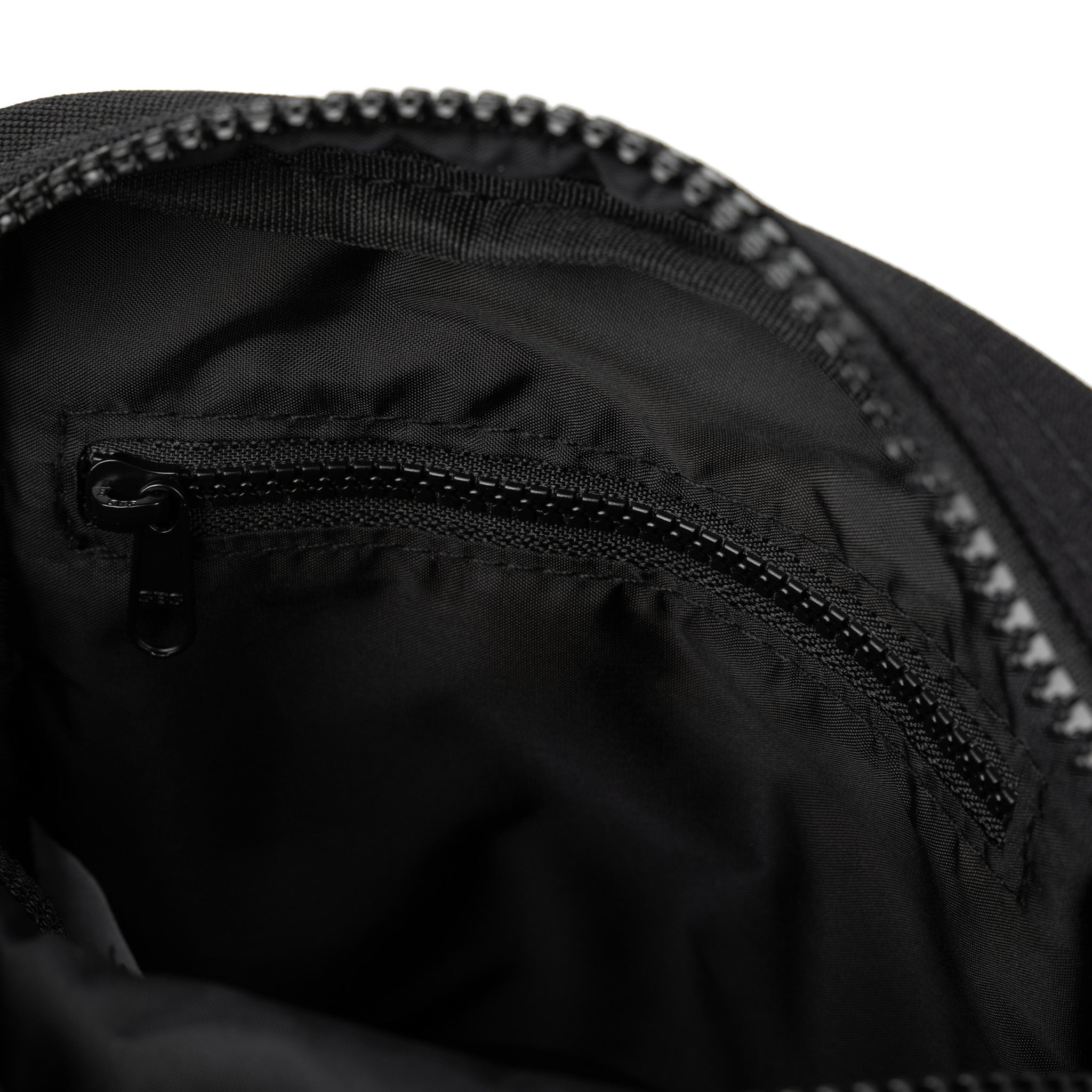 All Black Bond Pocket Crossbody Bag Recycled Canvas - Black