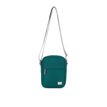 Bond Pocket Crossbody Bag Small Recycled Canvas - Teal