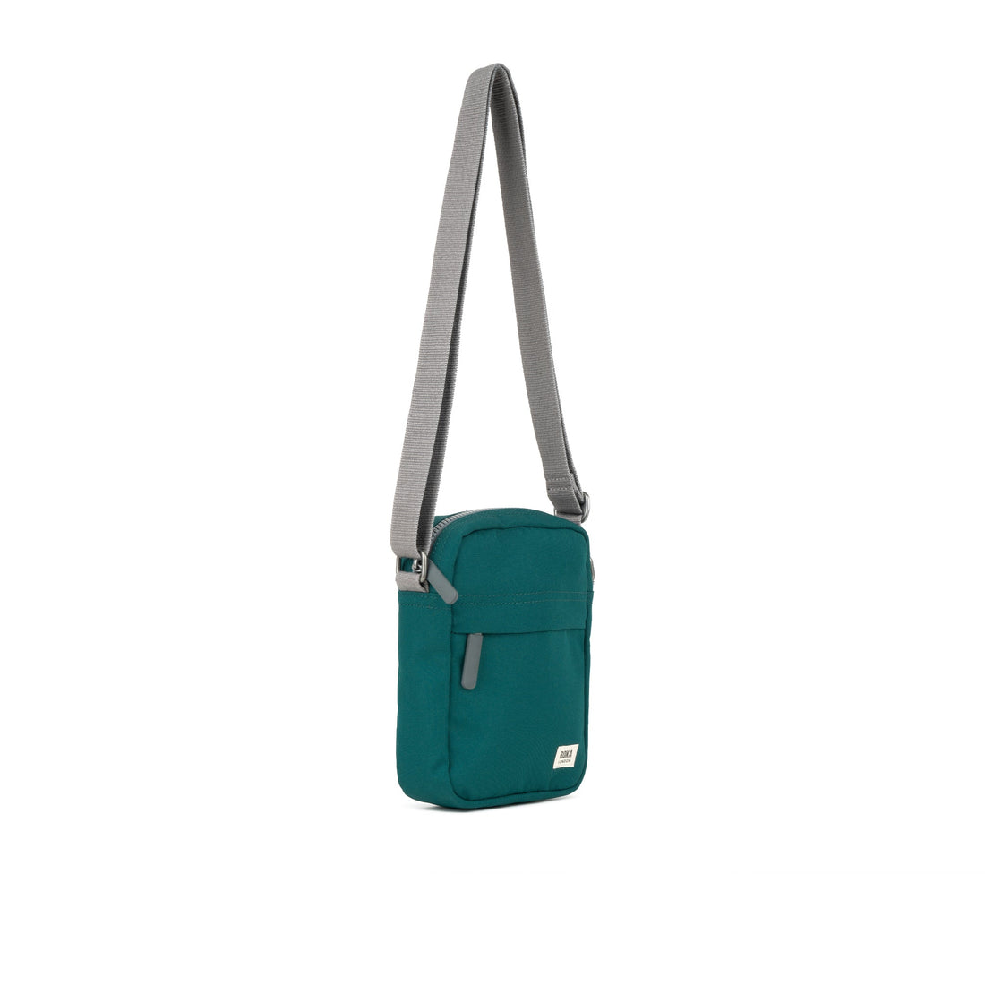 Bond Pocket Crossbody Bag Small Recycled Canvas - Teal