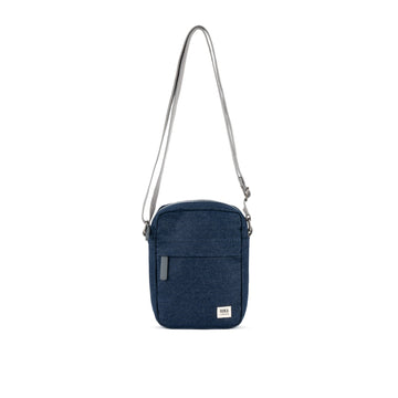 Bond Pocket Crossbody Bag Small Recycled Canvas - Dark Denim