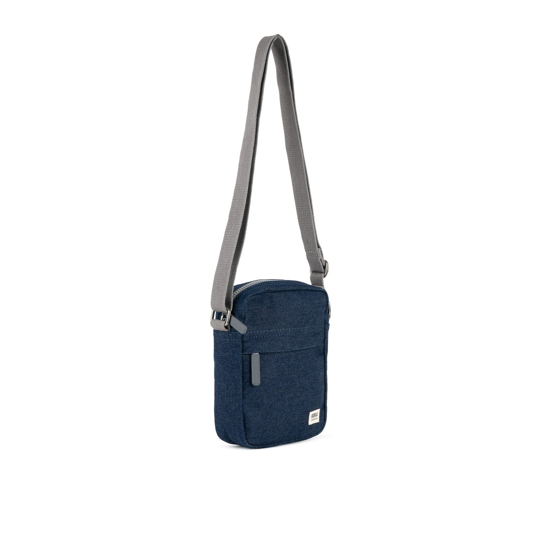 Bond Pocket Crossbody Bag Small Recycled Canvas - Dark Denim