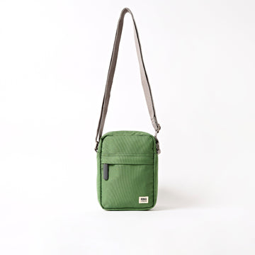Bond Pocket Crossbody Bag Small Recycled Canvas - Artichoke