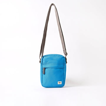 Bond Pocket Crossbody Bag Small Recycled Canvas - Malibu Blue