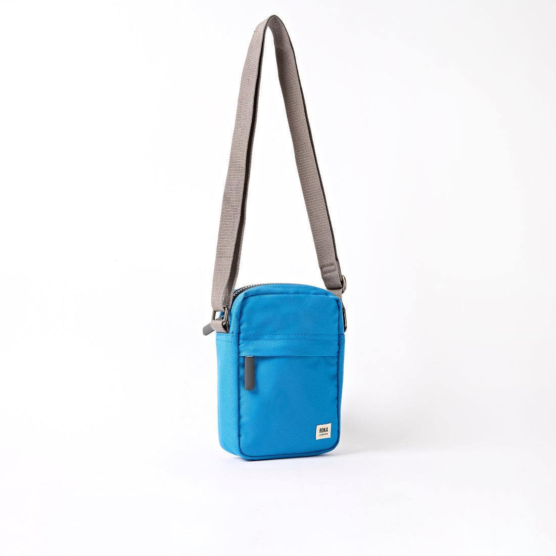 Bond Pocket Crossbody Bag Small Recycled Canvas - Malibu Blue